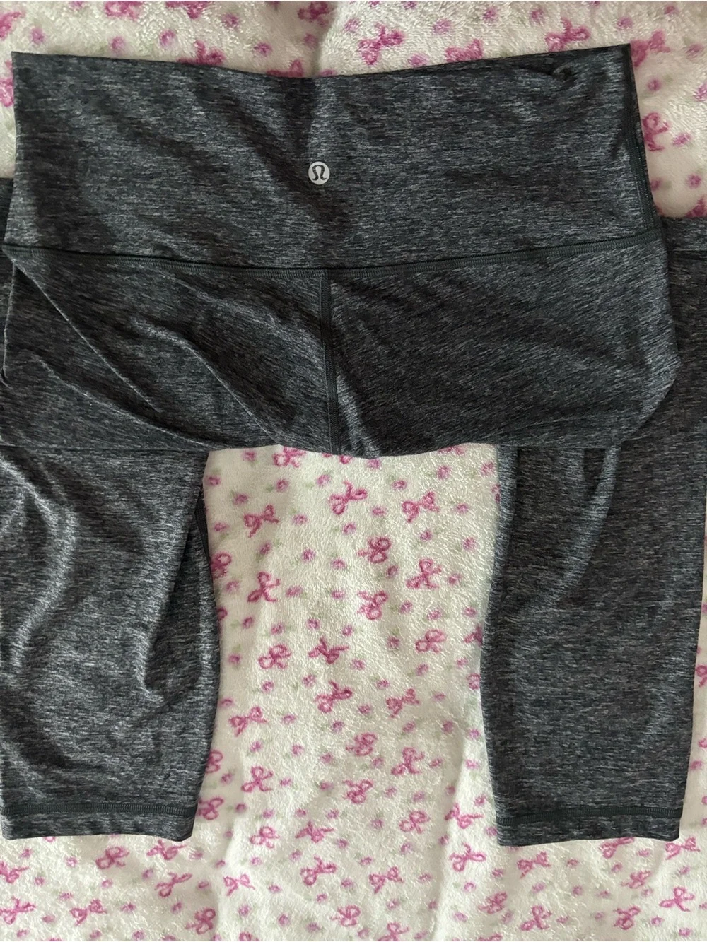 lululemon athletica Heathered Dark Gray Leggings